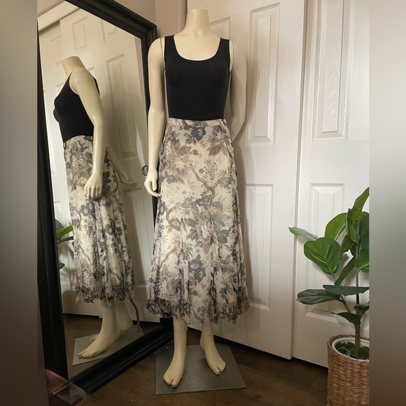 Coldwater Creek Dresses & Skirts - Vintage Coldwater Creek Silk Maxi Skirt